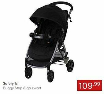 Baby & Tiener Safety 1st buggy step + go zwart aanbieding