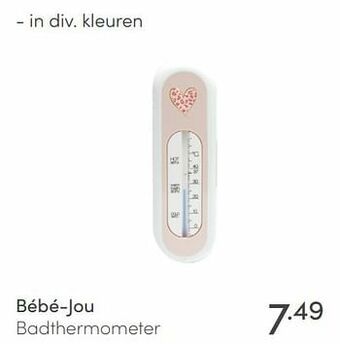 Baby & Tiener Bébé-jou badthermometer aanbieding