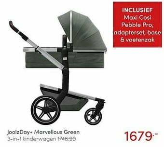 Baby & Tiener Joolzday+ marvellous green 3-in-1 kinderwagen aanbieding