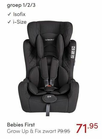 Baby & Tiener Bebies first grow up + fix zwart aanbieding