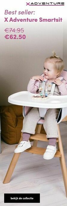 Baby & Tiener X adventure smartsit aanbieding