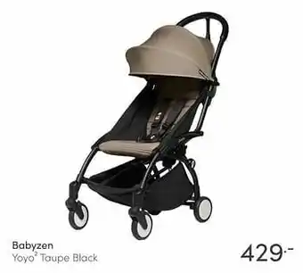 Baby & Tiener Babyzen yoyo2 taupe black aanbieding