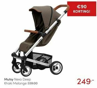 Mutsy nexo deep khaki melange