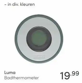 Baby & Tiener Luma badthermometer aanbieding