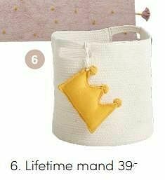 Baby & Tiener Lifetime mand aanbieding