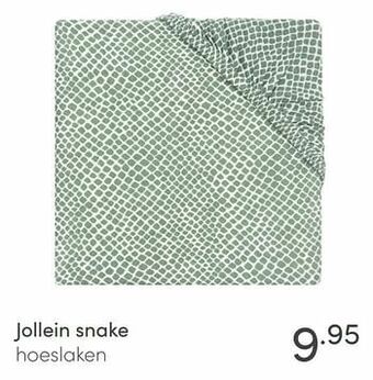 Baby & Tiener Jollein snake hoeslaken aanbieding