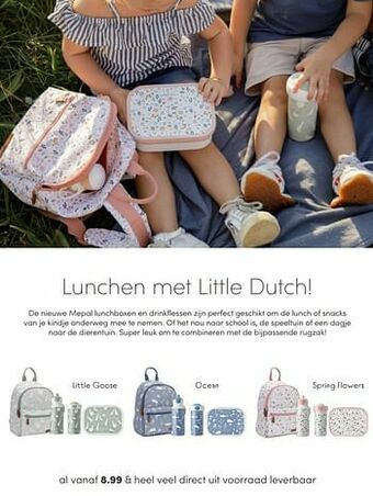 Baby & Tiener Little dutch de nieuwe mepal lunchboxen en drinkflessen aanbieding
