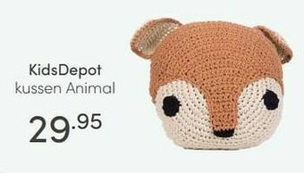 Baby & Tiener Kidsdepot kussen animal aanbieding