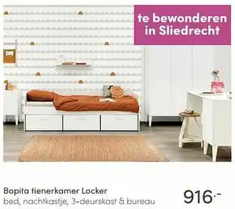 Baby & Tiener Bopita tienerkamer locker aanbieding