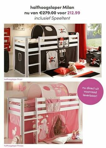Baby & Tiener Halfhoogslaper milan aanbieding