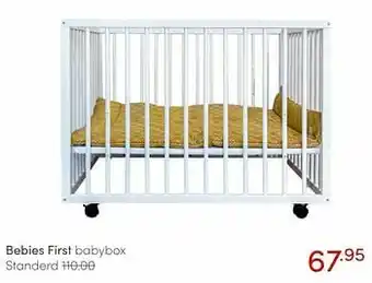 Baby & Tiener Bebies first babybox standerd aanbieding