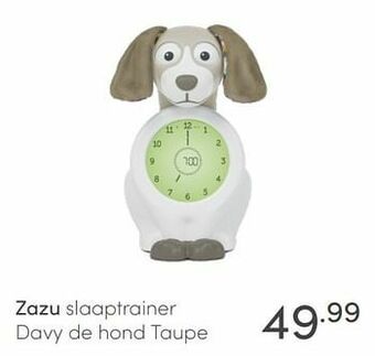 Baby & Tiener Zazu slaaptrainer davy de hond taupe aanbieding