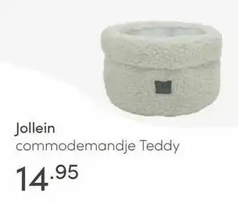 Baby & Tiener Jollein commodemandje teddy aanbieding