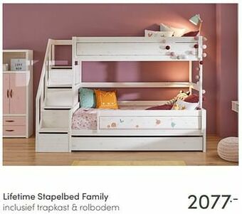 Baby & Tiener Lifetime stapelbed family aanbieding
