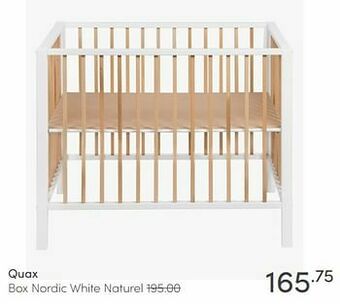 Baby & Tiener Quax box nordic white naturel aanbieding