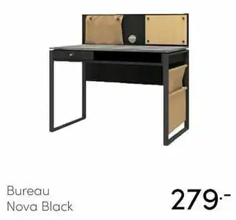 Baby & Tiener Bureau nova black aanbieding