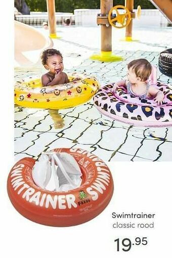 Baby & Tiener Swimtrainer classic rood aanbieding