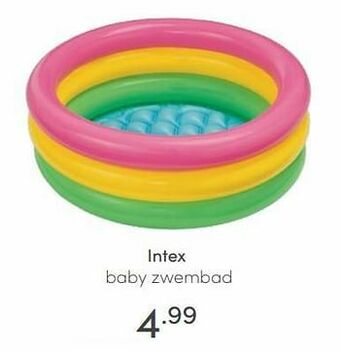 Baby & Tiener Intex baby zwembad aanbieding