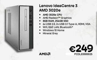 CompuDeals Lenovo ideacentre 3 amd 3020e aanbieding