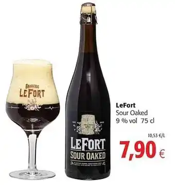 Colruyt Lefort sour oaked 10,53 L aanbieding