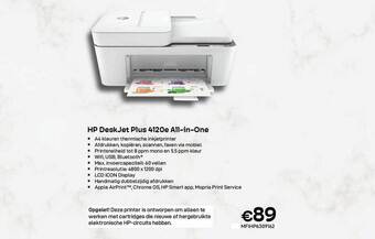 CompuDeals Hp deskjet plus 4120e all-in-one aanbieding