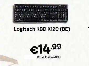 CompuDeals Logitech kbd k120 (be) aanbieding