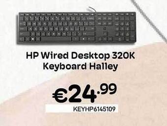 CompuDeals Hp wired desktop 320k keyboard halley aanbieding