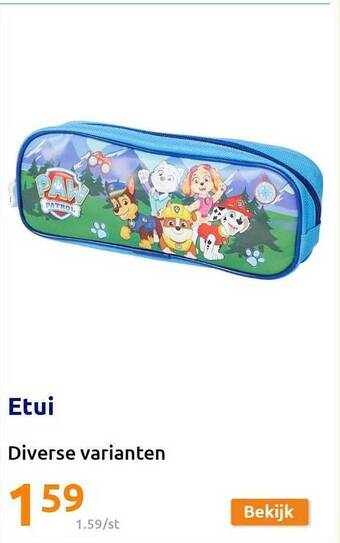 Action Etui aanbieding