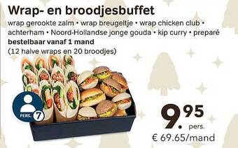 Bon Ap Wrap en broodjesbuffet aanbieding