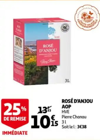Auchan Rosé D'Ankou AOP HVE Pierre Chanau 3L aanbieding