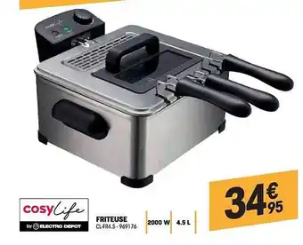Electro Depot Cosy life friteuse aanbieding