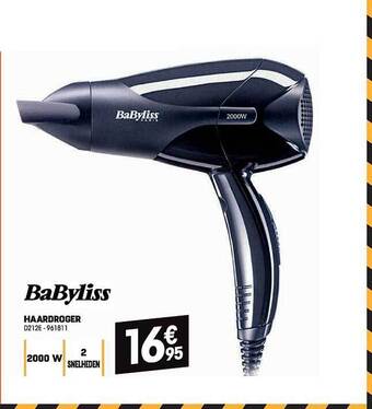 Electro Depot Babyliss haardroger aanbieding
