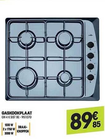 Electro Depot Gaskookplaat aanbieding