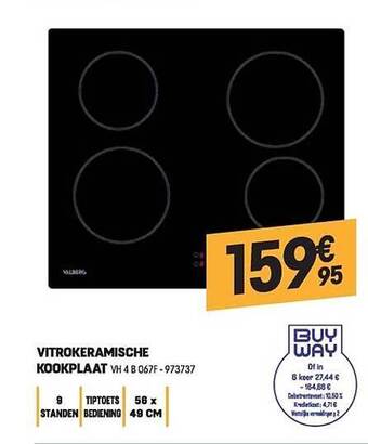 Electro Depot Vitrokeramische kookplaat aanbieding
