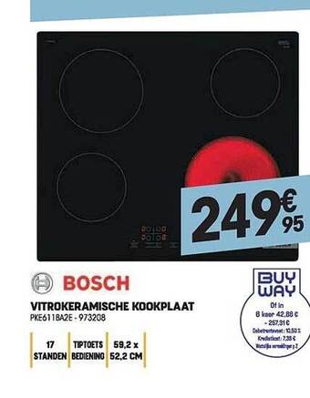 Electro Depot Bosch vitrokeramische kookplaat aanbieding
