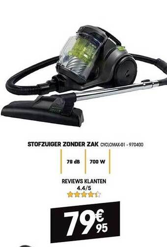 Electro Depot Stofzuiger zonder zak aanbieding