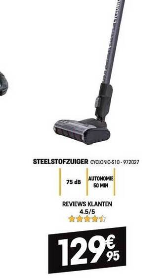 Electro Depot Steelstofzuiger aanbieding