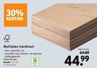 Multiplex hardhout