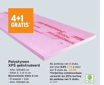 GAMMA Polystyreen xps geёxtrudeerd aanbieding