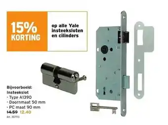 Yale insteeksloten en cilinders
