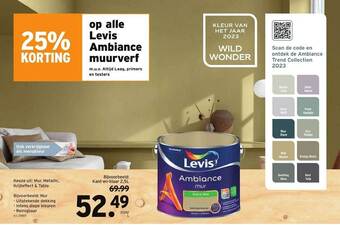 GAMMA Levis ambiance muurverf aanbieding