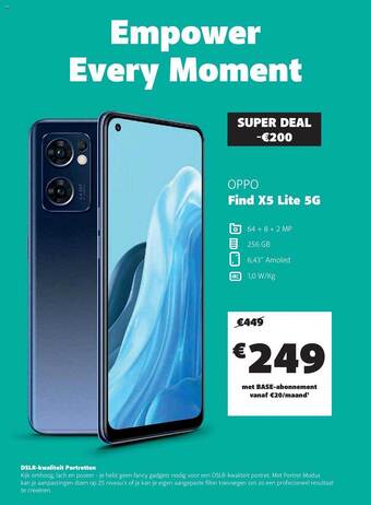 Base Oppo find x5 lite 5g aanbieding