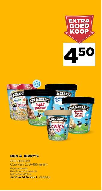 Jumbo Ben & jerry's aanbieding