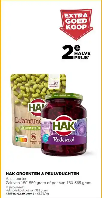 Jumbo Hak groenten & peulvruchten aanbieding