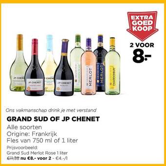 Jumbo Grand sud of jp chenet aanbieding