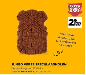 Jumbo Jumbo verse speculaasmolen aanbieding