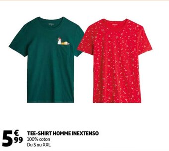 Auchan Tee-shirt homme inextenso aanbieding
