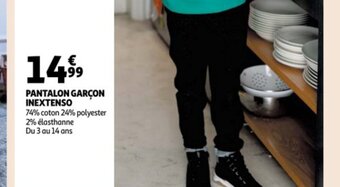 Auchan Pantalon garcon inextenso aanbieding