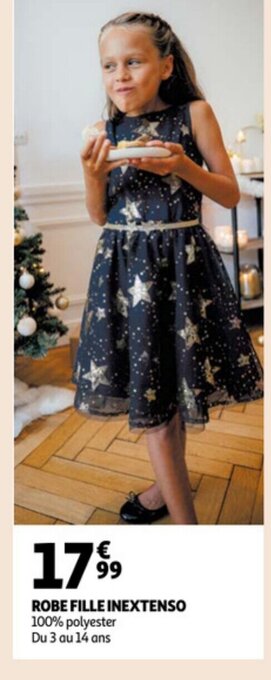 Auchan Robe fille inextenso aanbieding
