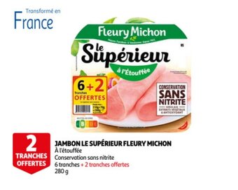 Auchan Jambon le superieur fleury michon aanbieding